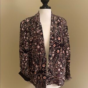 Floral Patterned Linen Blazer *** NWT**